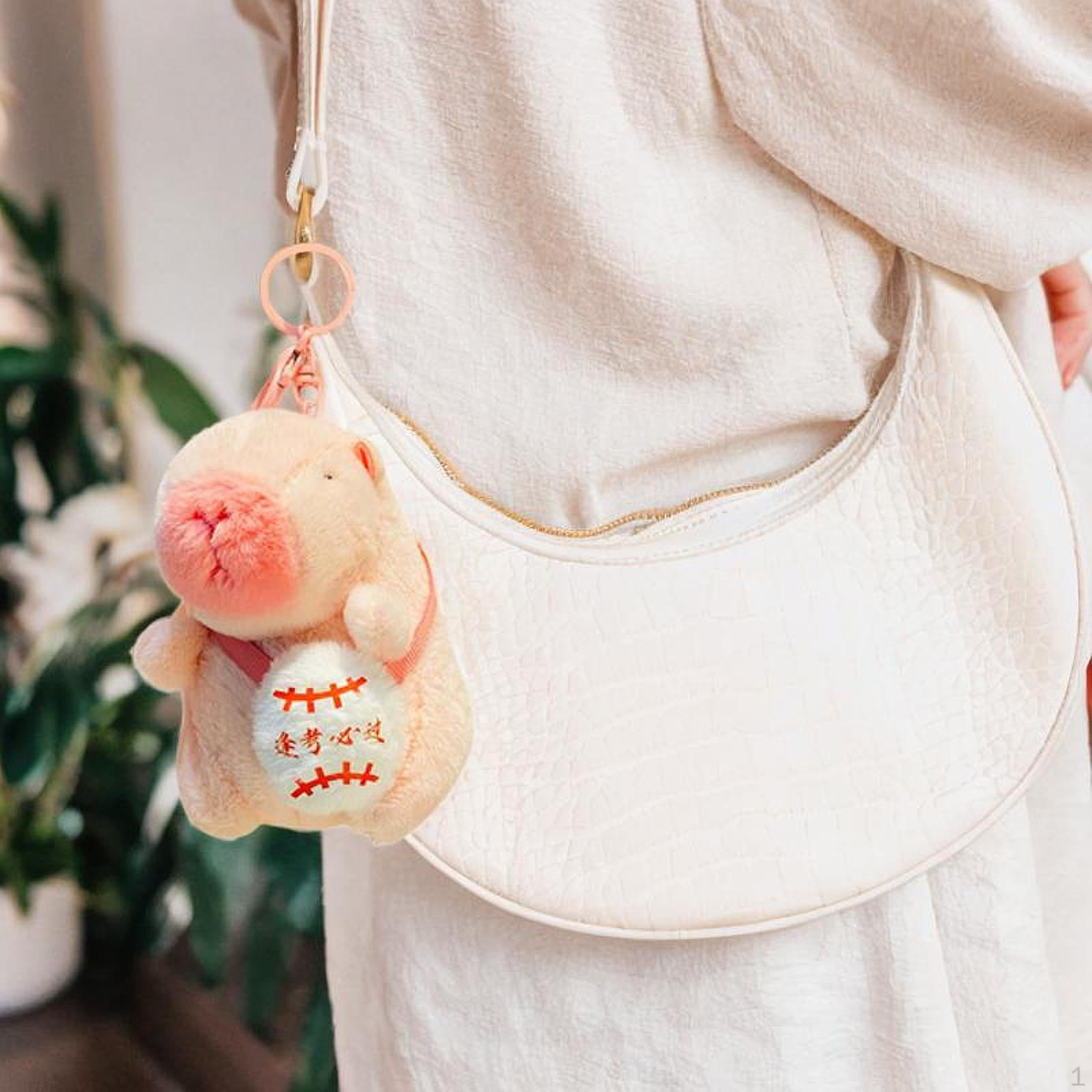 

Плюшевый брелок с подвеской в ​​виде капибары, милые мягкие игрушки капибары для мальчиков и девочек, корзина для взрослых