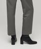 MUSINSA STANDARD WOMAN Women'S Heavyweight Fleece-Lined Loose Tapered Hidden Elastic Waist Slacks [Warm Gray]