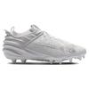 Under Armour Men's Blur 2 MC Suede White Metallic Silver Football Cleats 3027978-101