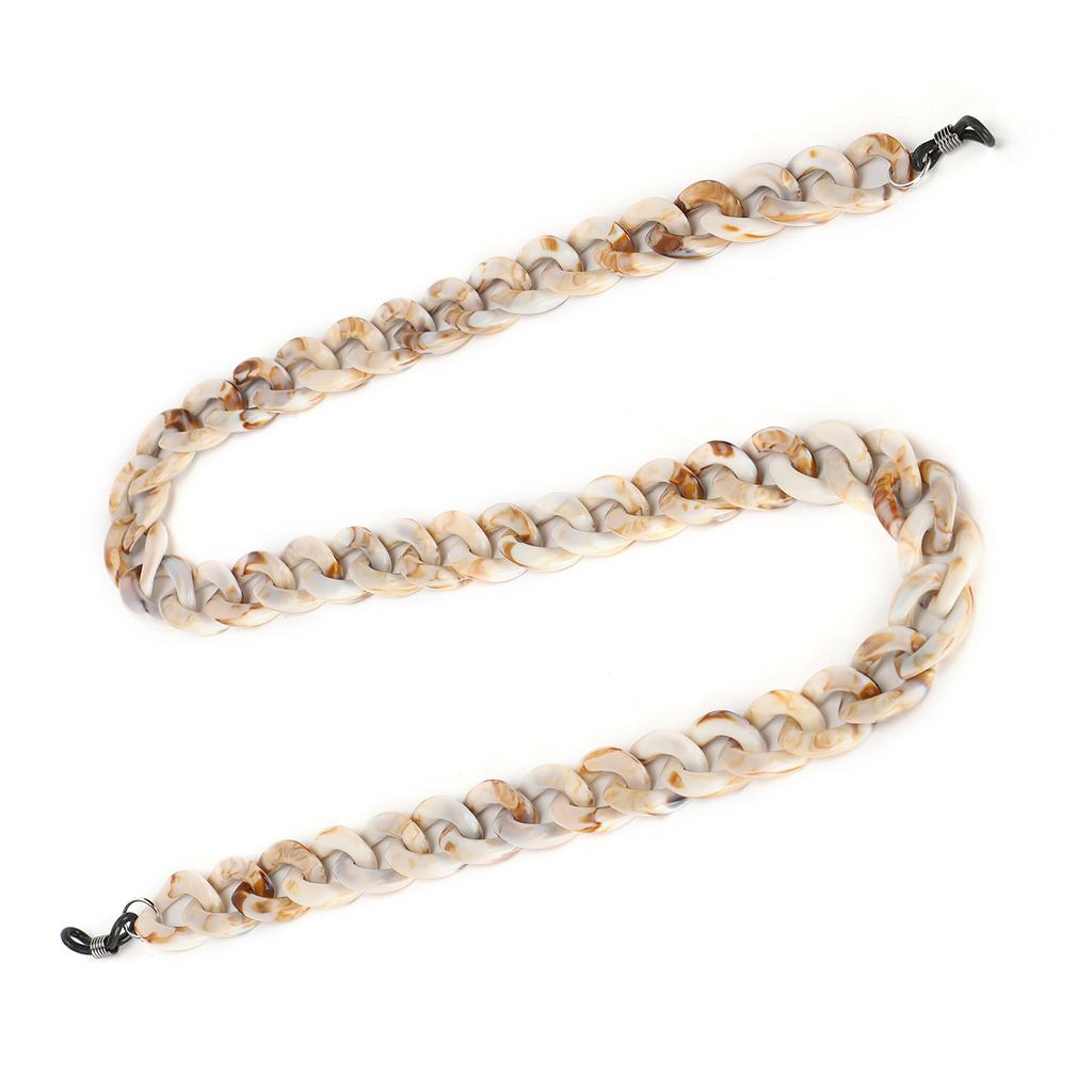 Acrylic Eyeglasses Chain Simple Stylish Sunglasses Lanyard Strap Jewelry AccessoryBrown