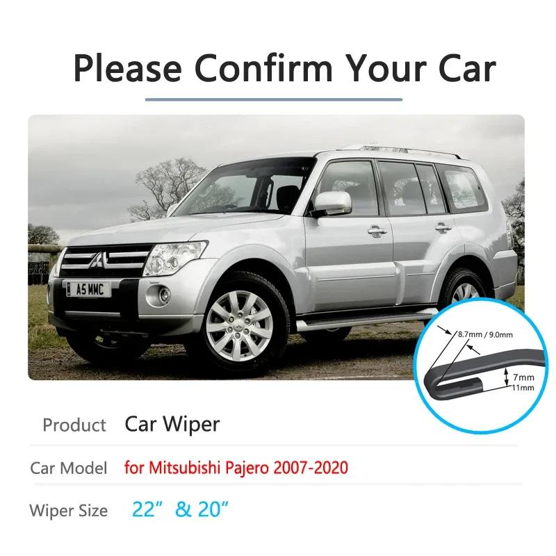 Stěrač pro Mitsubishi Pajero Shogun Montero 2007~ V80 V87 V93 V97 Stěrače čelního skla Příslušenství pro auto