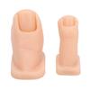 Nail Art Practice Toes Silicone Simulation Toe Nail Painting Carved Practice Toe Fingers for Nail Art Enthusiast and Professional Technician