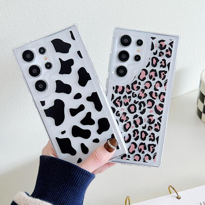 

Милий прозорий чохол для Samsung Galaxy A15 A55 A35 A25 A54 A34 A14 A24 A13 A53 A23 A33 A73 A52 A72 A32 М яка задня кришка з ТПУ For Samsung A32 5G мерехтіння