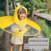 Deutscher Kinder-Regenmantel Kleine Gelbe Ente Ufo Sturm-Regenponcho Faltbarer Umhang-Stil für Jungen und Mädchen 2026 Neues Modell