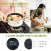 Smart LED Digital Dreh-Einstell-Timer Küche Lebensmittel Kochen Magnetischer Countdown Klassenzimmer Hausaufgaben Fitness Stoppuhr Wecker
