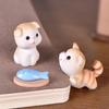 Pisicuță obraznică, desene animate pentru animale de companie, bonsai, suculente, ornamente, pisici drăguțe, micro-peisaj, accesorii de grădinărit DIY, decorare grădină