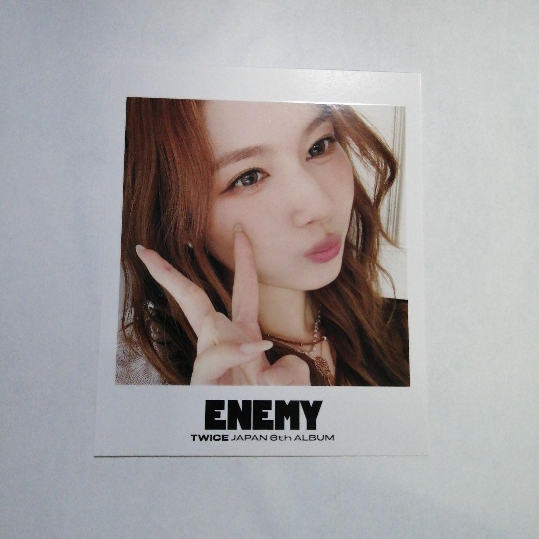 

[USED] TWICE ENEMY Polaroid-style sticker Sana