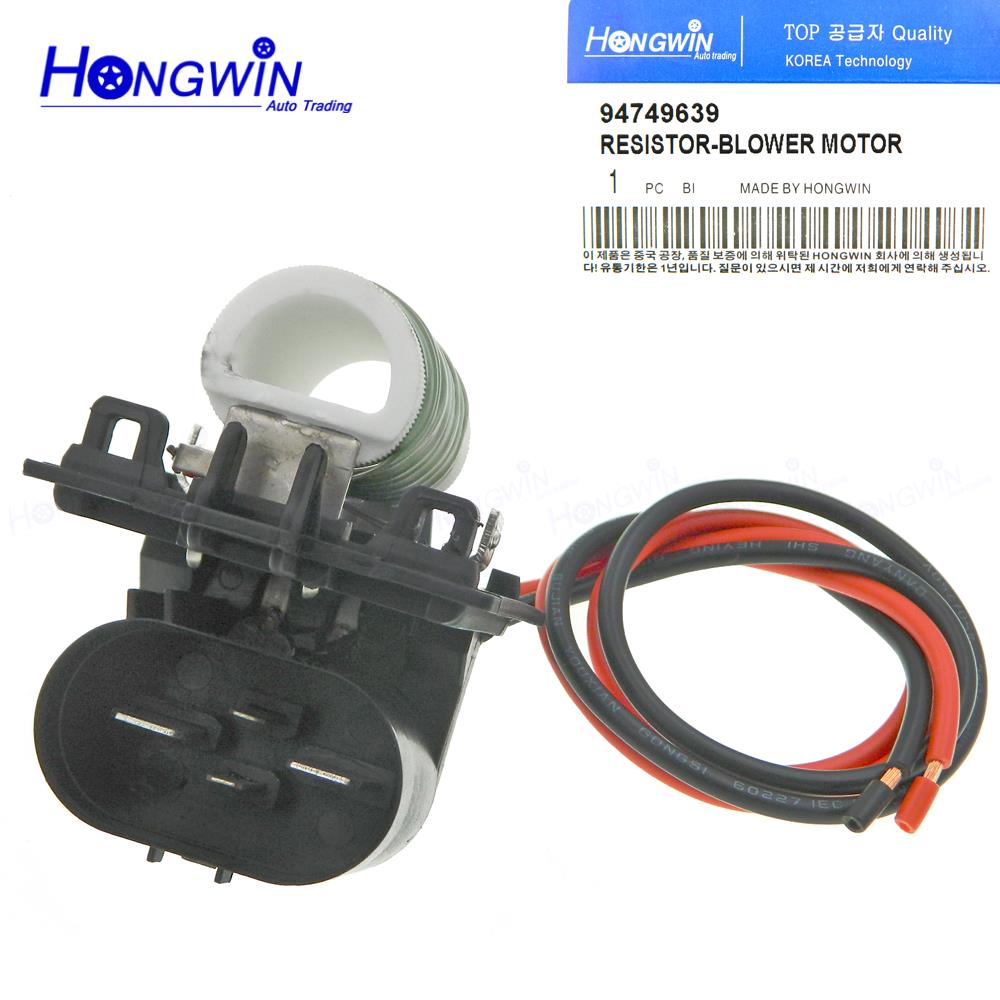 Genuine No.:94749639 Radiator Fan Blower Motor Resistance Fits Chevrolet Cruze 1.8L Opel Astra Zafira,Vectra 2006- 3134503108