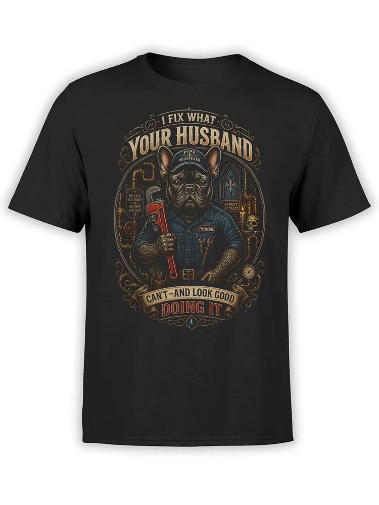 Pipe Whisperer French Bulldog Tshirt Unisex S