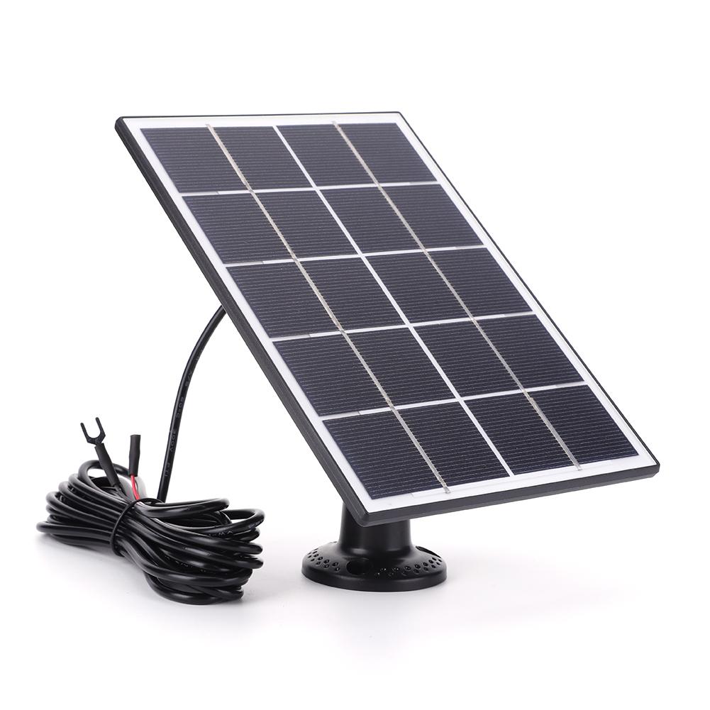 4W Solar Panel for Ring Doorbell 9.8Ft Charging Cable Solar Panel Charger 360° Adjustable Wall Mount for Ring Video Doorbell 4 4