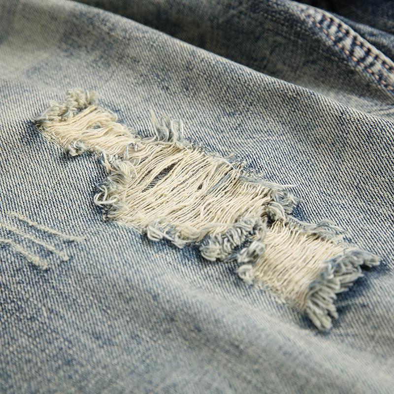 Casual Men Denim Shorts Pants Men Summer and Autumn Fashion Retro Style Jeans Shorts