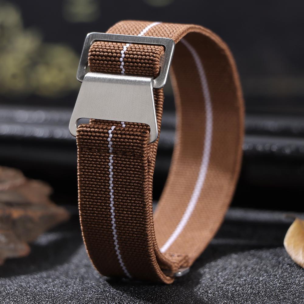 

18мм 20мм 22мм Нейлоновий Ремінець для Годинника для Seiko Армійський Військовий Плетений Еластичний Ремінь для Французьких Військ Парашутна Сумка Чоловічий Жіночий Спортивний Ремінець 22mm