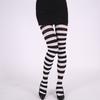 Collant a righe casual da donna Leggings a righe di Natale Collant lunghi fino alla caviglia Calze autoreggenti Accessorio per costume da festa
