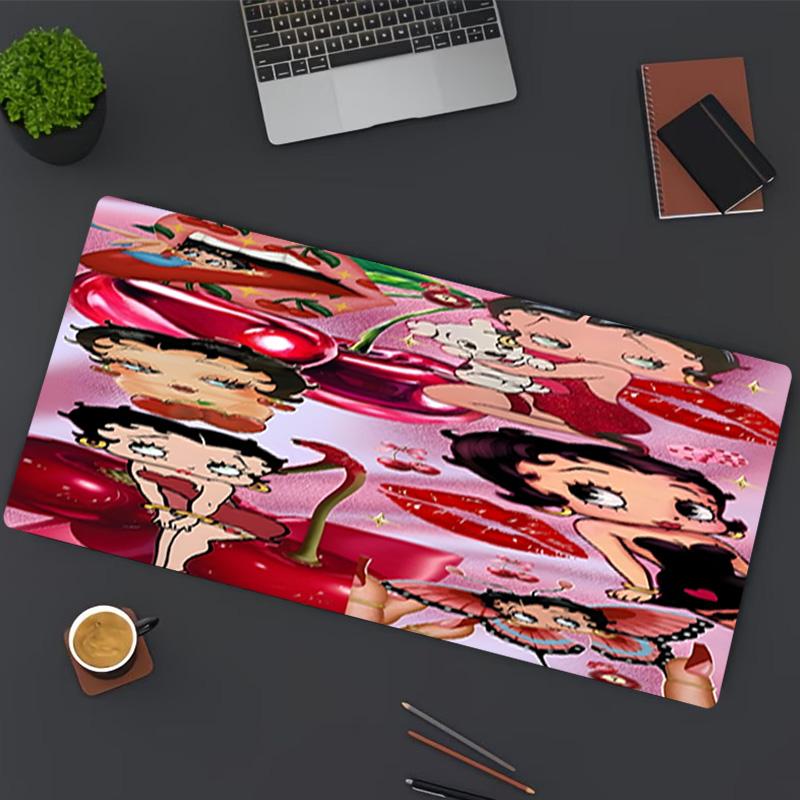 Betty Boop Print Mouse Pad, for Keyboard Pad Laptop PC Mat for Office Home Use, Desk Decor, Perfect Birthday Gift for Gamers