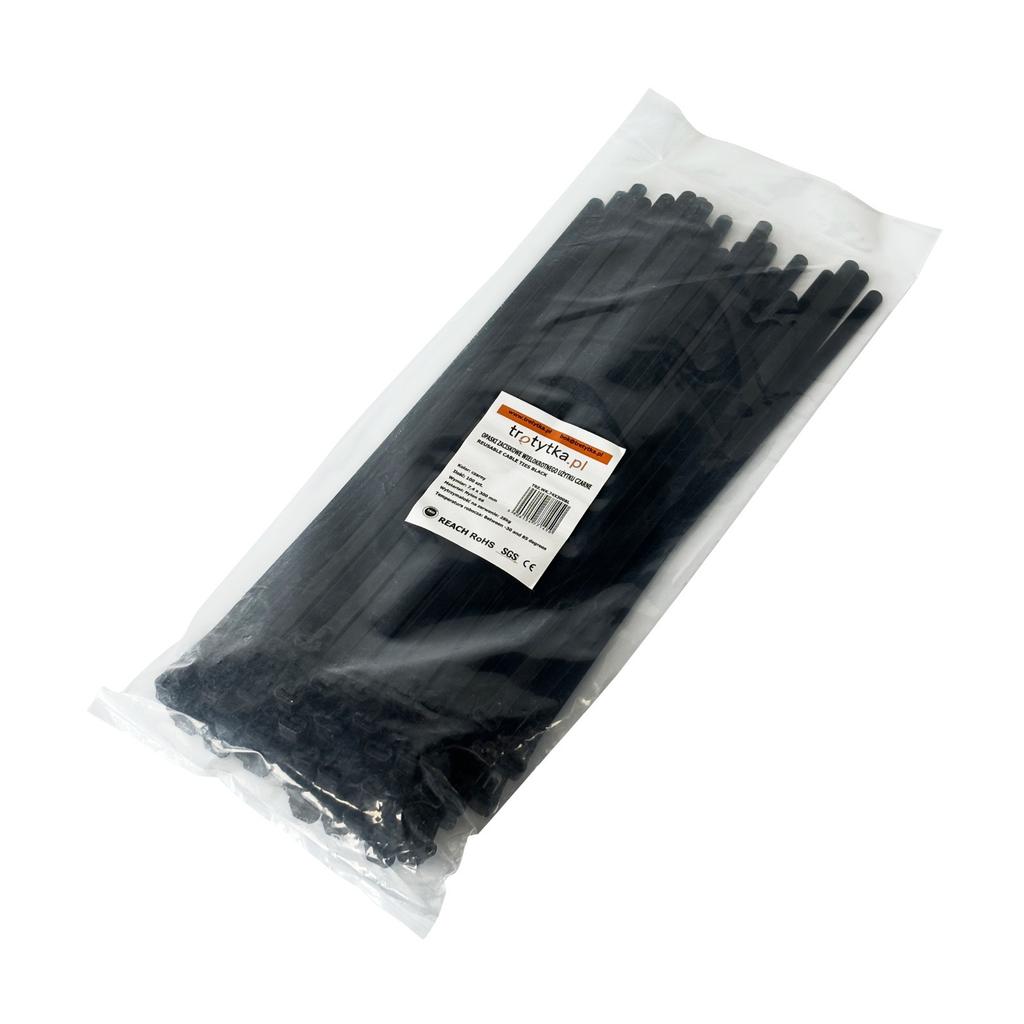 Tretytka Uv Reusable Cable Ties 7.4 X 300 , Black