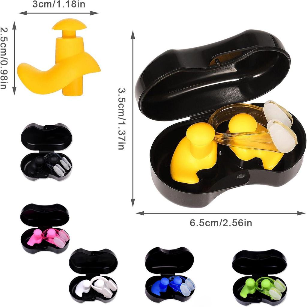 Waterproof Silicone Nose Clip for Swimming - Anti-Choke Design for Adults & Kids