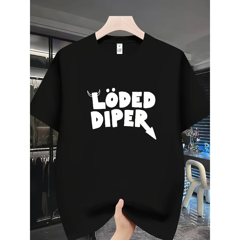 European sizes [Summer Sports T-Shirt] Trendy Casual Outdoor Short-Sleeve T-Shirt - Round-Neck, Breathable Fabric S чёрный