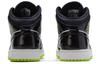 Jordan 1 Mid Black Cyber Mystic Green GS BQ6931-003