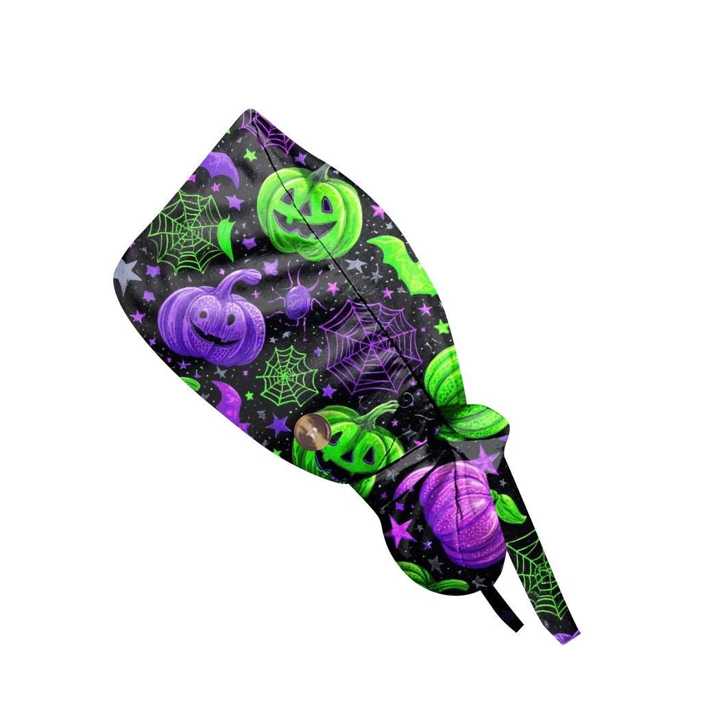 Șapcă de lucru cu imprimeu de Halloween la modă, șapcă casual pentru femei, șapcă de spălat, șapcă Baotou