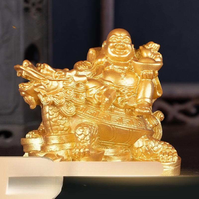 1Pc Chinese Feng Shui Laughing Buddha Statue Money Maitreya Sculpture Figurine Home Decor Ornament