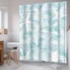 1Pc Contemporary Starfish Shower Curtain - Waterproof, 12 Hooks, Machine Washable, Modern Bath Accessory