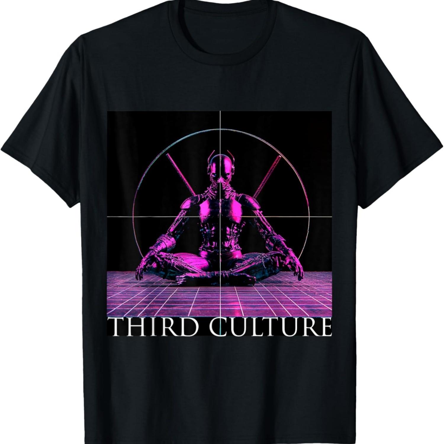 CYBERPUNK SAMURAI MEDITATING T-Shirt S