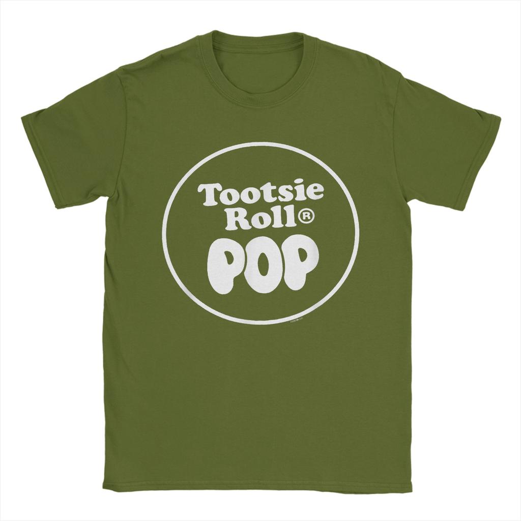 Beach Tootsie Roll Pop Wrapper Fashion T-Shirts  100 Cotton Tee Shirt for Men Y2K Basic Hot Sale Short Sleeve Tees