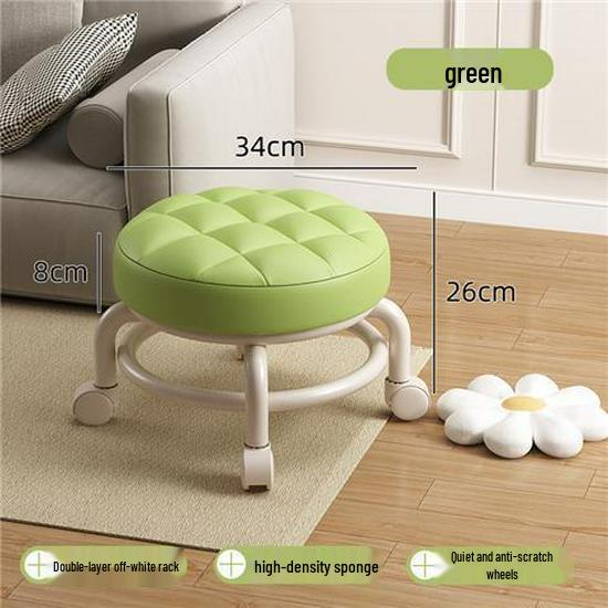 Universal Baby Walker & Multi-Purpose Stool with Soft Seat and Caster Wheels
