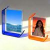 Modern Acrylic Photo Frame 5/6/7/8 Inch Poster Frame L-shaped Tabletop Stand  Home Decoration
