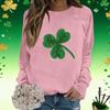 Women's Fashion  Printed Long Sleeve Loose Round Neck Sweatshirt Top