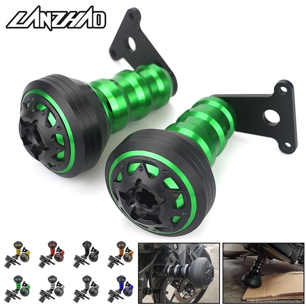 

Алюминиевая рама мотоцикла с ЧПУ, слайдер, накладки на бампер, защита обтекателя двигателя для Kawasaki Ninja 400 2017