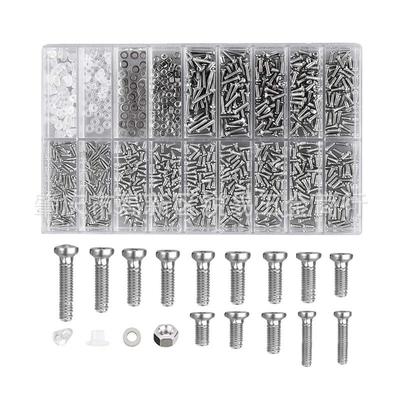Conjunto de 1000 Parafusos de Aço Inoxidável para Óculos, Óculos de Sol, Relógios e Dispositivos Móveis com Chave de Fenda
