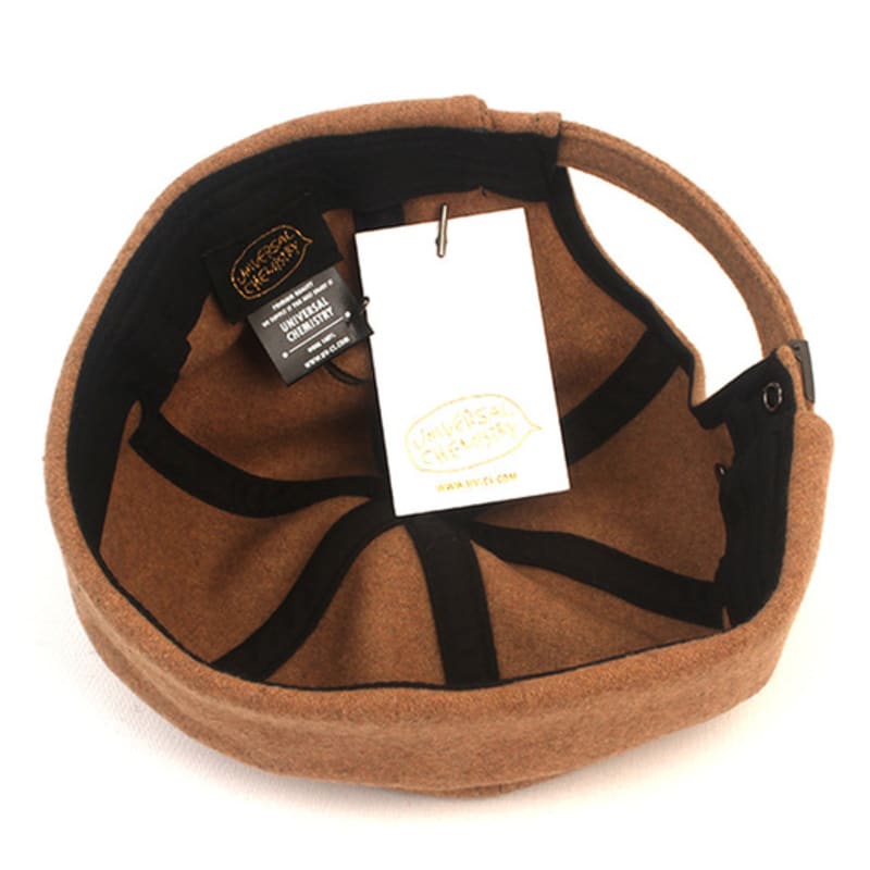 Universal chemistry Wool Beige Watch Cap Watch Cap