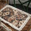 4pc 30X45cm Placemats Rectangle Boho Natural Jute Tassel Table Mats for Kitchen Vintage Dining Rustic Farmhouse Table Decoration