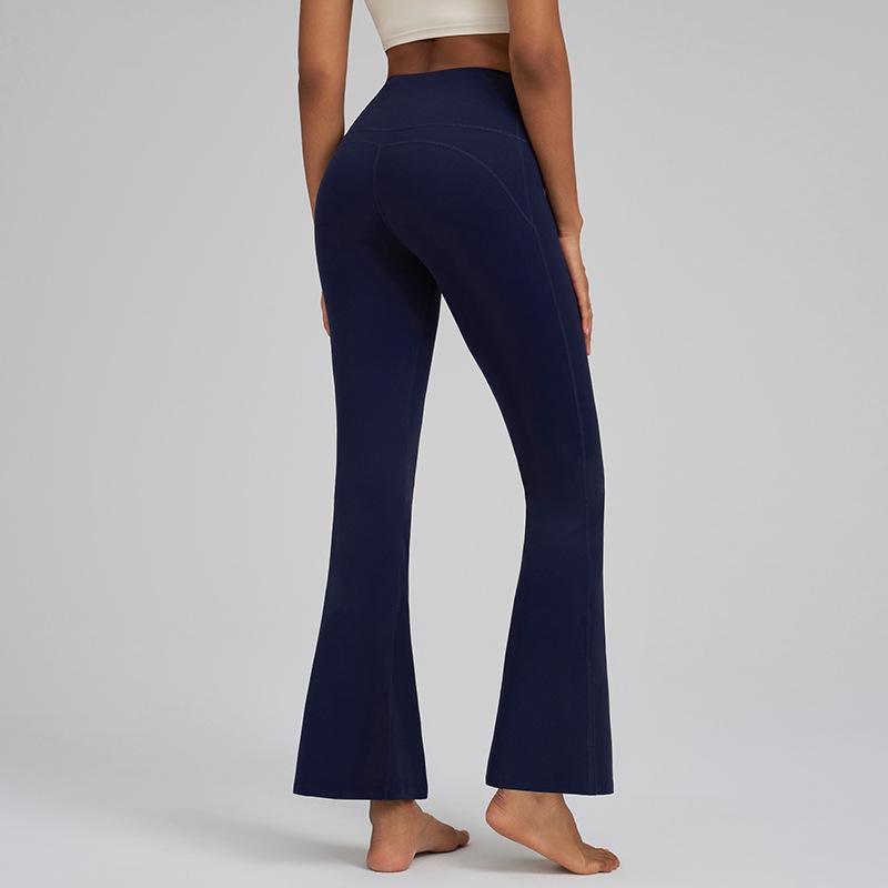 JOOMON Женские расклешенные йога-штаны с высокой эластичностью - Широкие штаны для йоги и фитнеса S