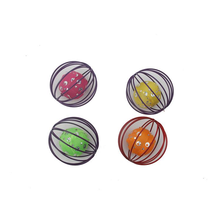 Cat Puzzle Prison Mouse Toy Cage Bell Catnip Self-Interactive Pet Toy Supplier OEM ODM Customizable