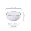 Black Line Tableware, Dish Set, Spoon Bowl, Plate, Simple Vegetable Plate, Ceramic Tableware Set, Bowl