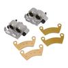 1 Pair Front Brake Calipers with Brake Pads 1911284 Replacement for Polaris Ranger 500 570 700 800 900 902D 1000 HST