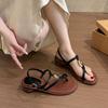 New Summer Retro Sandals and Women's Shoes with Thick Heels
