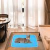 Pet Cooling Mat Ice Silk Fabric Fast Absorbing Sweat Leakproof Washing Machine Safe for Dogs Cats Summer Comfort Cooling Pad