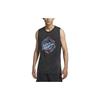 Nike Tank Tops Men's Black Crew Neck Moderate Straight Fit DX0909-010