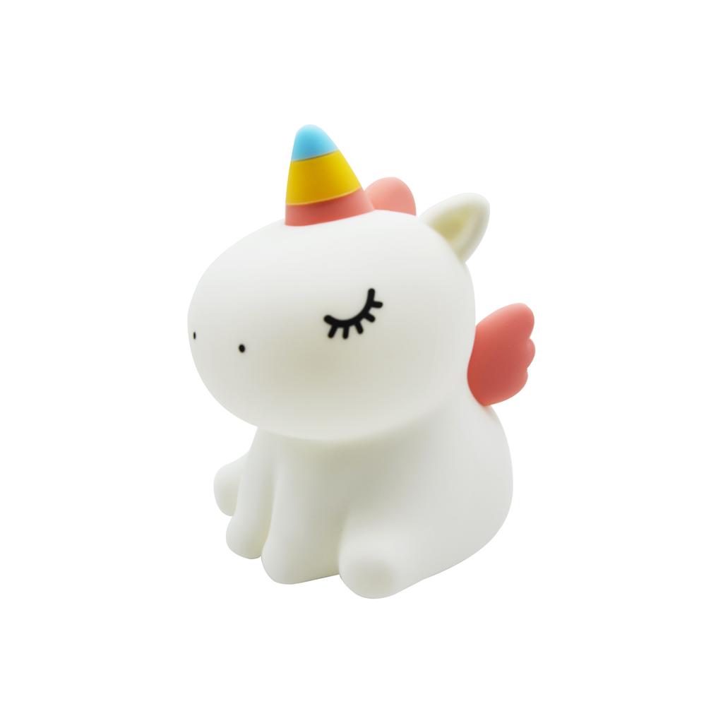 Cute Unicorn Night Light Dimmable Nursery Sleeping Light Rechargeable Bedside Touch Lamp For Baby Room Decor