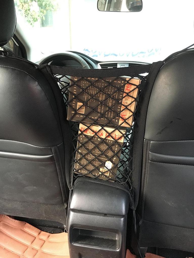 Car Seat Mesh Pocket: Pet, Child, Front & Back Storage Bag