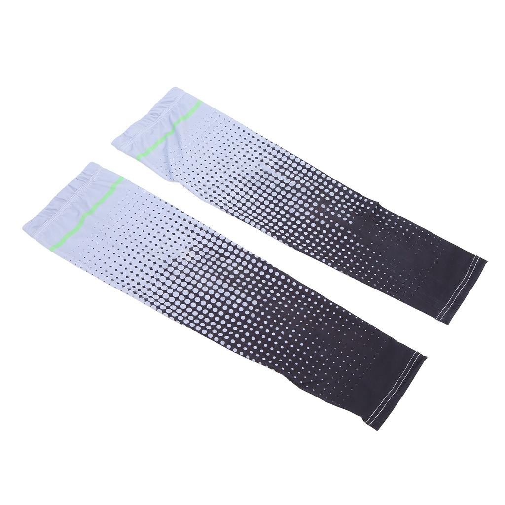 Arm Sleeves Sun Protection Elastic Breathable Cool Moisture Absorption Free Size Sun Sleeves for Sport Cycling Travel
