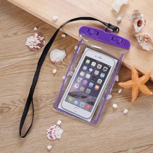 Summer Swimming Waterproof Phone Pouch Bag Phone Card Bag Case Cover for Phone Water Sports Beach 6.5 Inch Waterproof Case