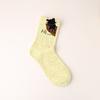Ladies Spring and Summer Cartoon Funny Cute College Tube Socks