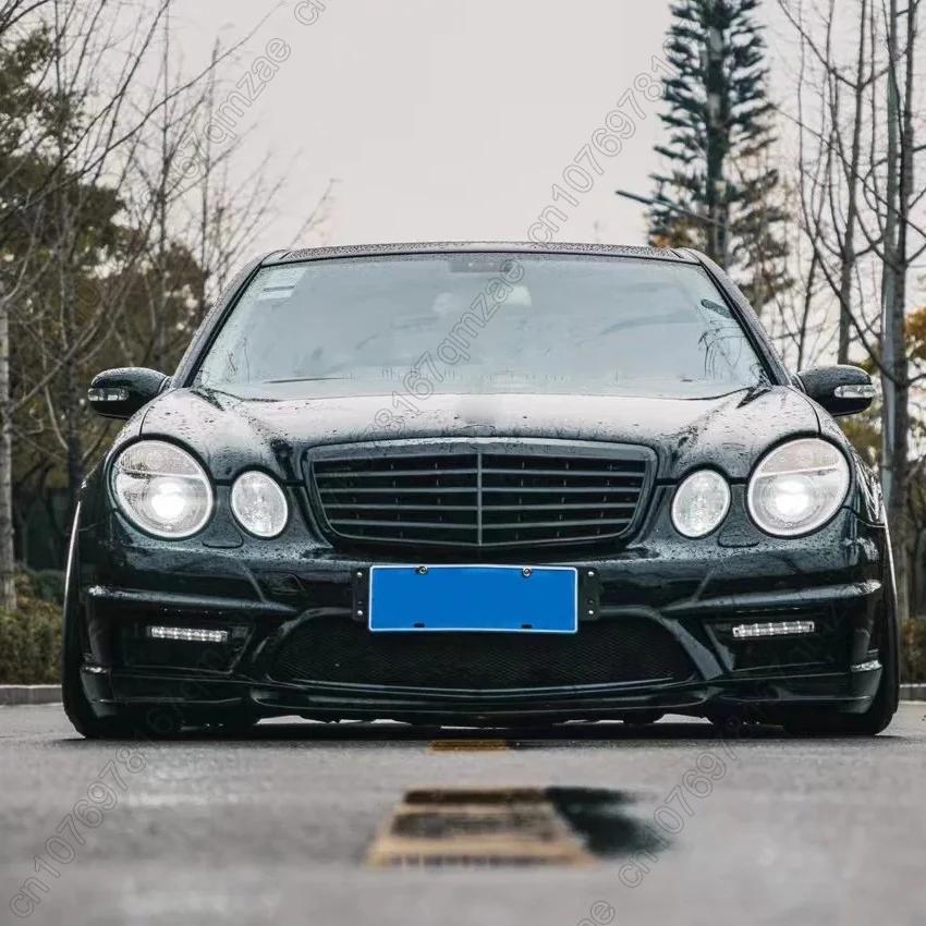 Front Inlet Grille Bumper Grill For Mercedes W211 E-Class E280 E320 E350 E400 E500 AMG Saloon 2006-2009 Grid Tuning Accessories