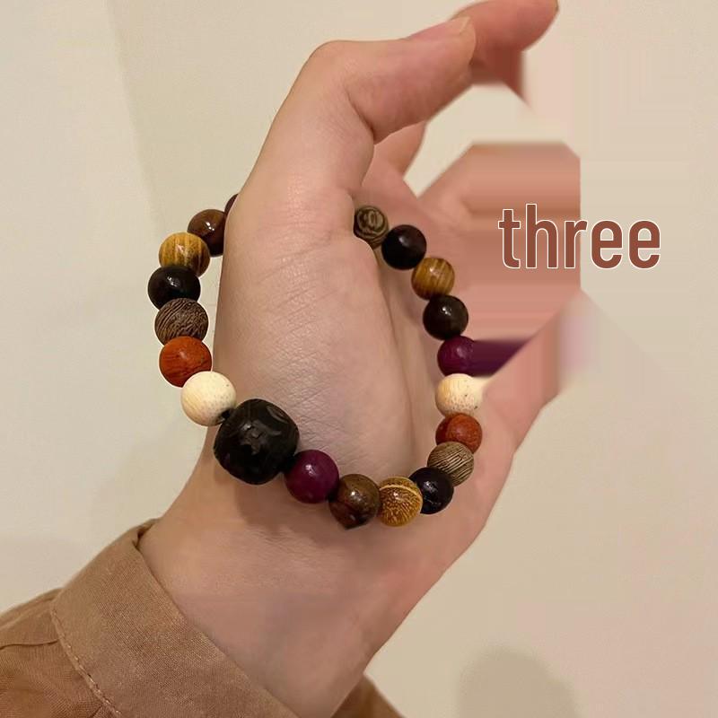 2025 Retro Ethnic Beaded Bracelet for Women - New Chinese Anti-Bodhi Root Style