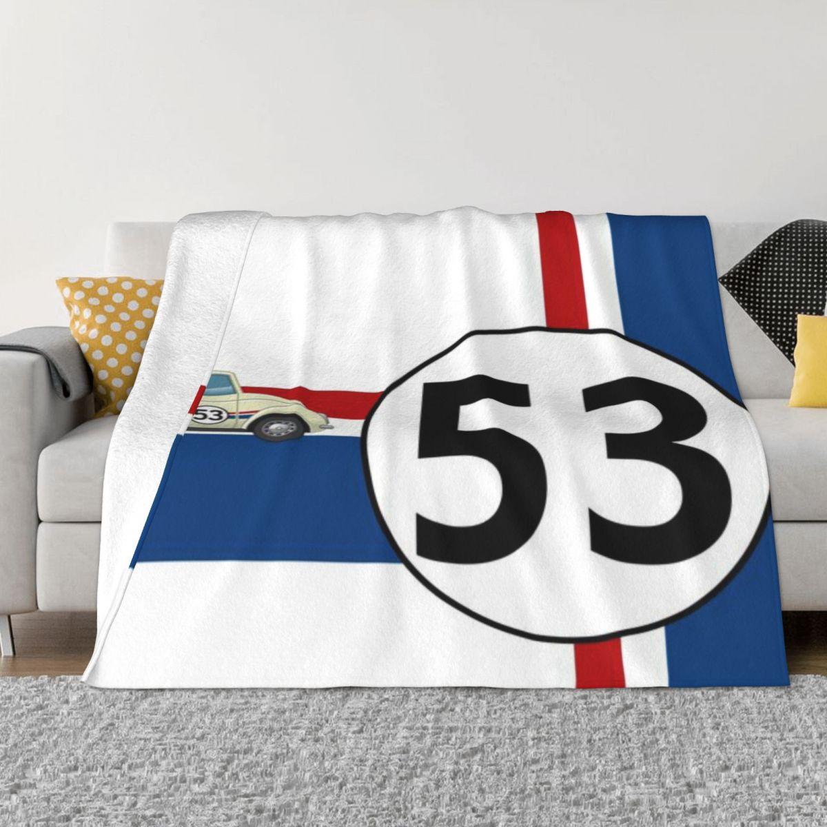 Herbie Fully Loaded Fan Art Personalized Travel An Ultra-Soft Micro Fleece Blanket 50x60in