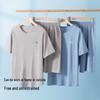 DingGuagua Boys' Plus Size Short-Sleeve Pajama Set